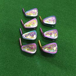 Itobori Rainbow Color Irons, 2022 New Itobori Poker Golf, Set fers forgé, 456789p, Golf Clubs, Rainbow ColorGolf Irons Set