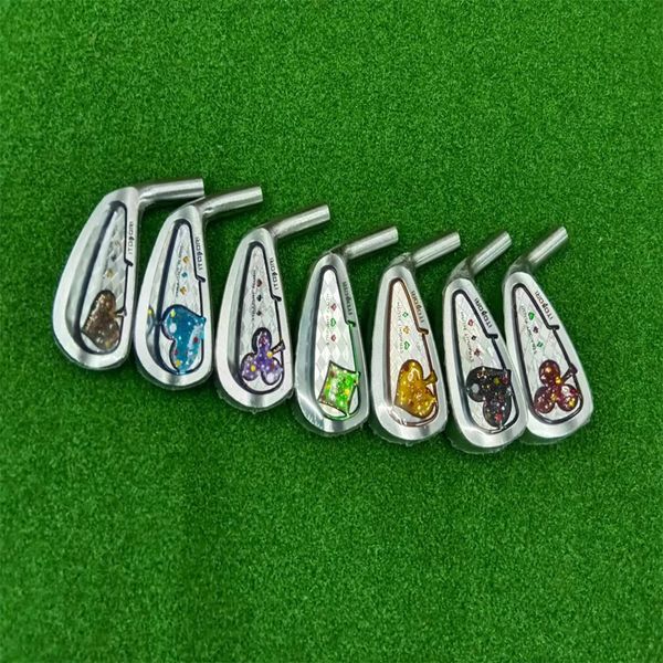 Itobori Silver Irons, 2023 NUEVO ITOBORI POKER GOLF, Ironos forjados Set, 456789p, clubes de golf, rons seteel o eje de grafito