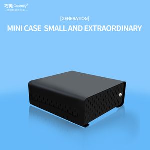 itx-behuizing computerbehuizing desktop hoofdbehuizing kantoor minimalistisch draagbaar aangepaste nas-behuizing mini voor directe plug-in voeding 2,5-inch harde schijf