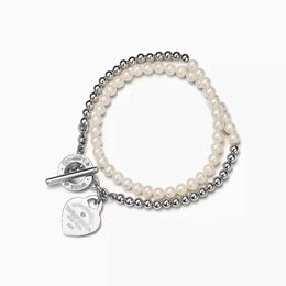 Itys – pendentif en forme de cœur avec boucle OT en argent Sterling, tempérament classique, perle, collier en diamant pour femmes