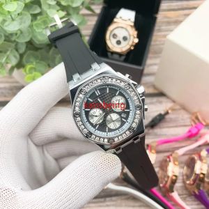 IV hombres Relojes A P Todos los diales Fecha de trabajo Moda de lujo Mujer Banda de acero completa Movimiento de cuarzo Reloj Oro Plata Reloj de pulsera de ocio