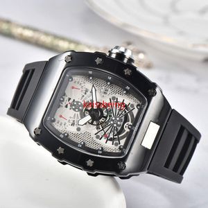 IV La última personalidad moda imitación cerámica vino barril tipo hombres relojes cuarzo negro Reloj Hombre