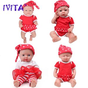 IVITA 100% silicona Reborn Baby Dolls pintado muñeca realista realista nacido juguetes al por mayor para niños regalo de Navidad 231229