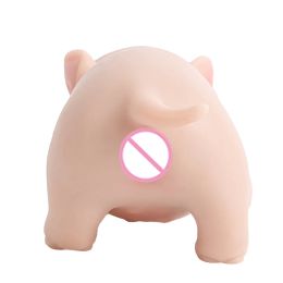 Ivita 14cm 100% Silicona de cuerpo completo Muñeca de cerdo renacido con el ojo Realista Mini Silicone Piglet Toys para niños Muñecas de Navidad