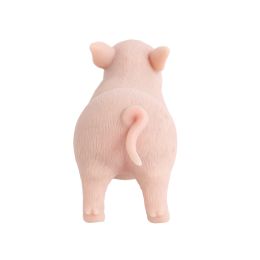 IVITA 14cm 100% Full Silicone Reborn Pig Doll avec les yeux SILICONE SILICONE RÉLISC MINI POGLET TOUEUR POUR LES ENFANTS POULES DE CHOILD