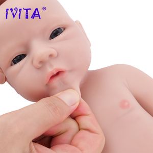 IVITA WB1564 18.11 pouces 2,99 kg 100% Silicone Reborn Baby Doll Realist Boy Dolls Dols DIY Blank Soft Doll Children Toys