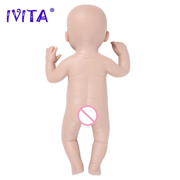 IVITA WG1509 15INCH 100% Silicone Reborn Baby Doll Realist non peint Bebe Soft Dolls avec des vêtements pour enfants