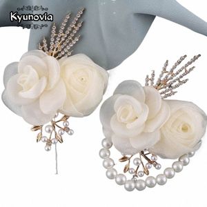 ivory rose poignet corsage fr set wedding nual poignet fr corsage main fr prom cocktail corsage booutniere e52v # #