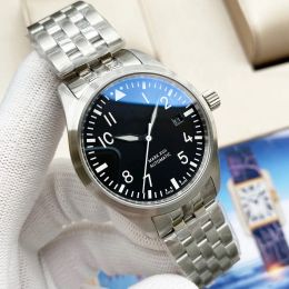 IWC Pilot IW327016 MARK XVIII AAA 3A Reloj de calidad 40 mm para hombre Movimiento mecánico automático 2813 con caja de regalo Banda de acero 01