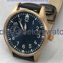 Iwcity 44 mm * 11 mm Concis Dafei Mouvement de mode Mouvement mécanique personnalisée MECTION DE PRINDE BRONE BRONZE LUMINE SAPPHIRE ARRÉPRÉPER