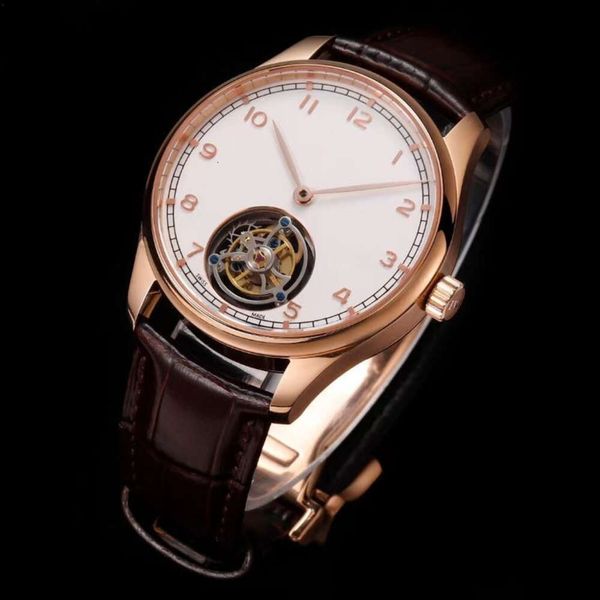 IWCity constante alta calidad energía limpia de fábrica Reloj tourbillon de cuerda manual para hombre Portugal Deportes Ocio negocios pueden usar el proceso original para lograr por