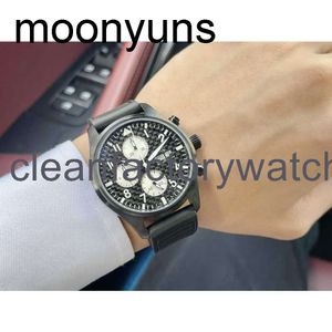 IWCITY Designer Men Watch Pilot Wrist Wrists RNQ4 Chronographe de mouvement automatique de haute qualité Uhr Montre Prx Luxe avec boîte