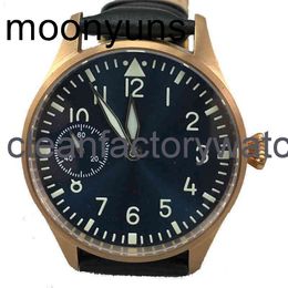 Iwcity Luxury Brand Watch Designer Men Concise Santous Fashion Lumineuse étanche Sapphire Verre Sapphire pour l'homme Mécanique personnalisée DAFEI ETA6497 44mm11mm Mouvement T