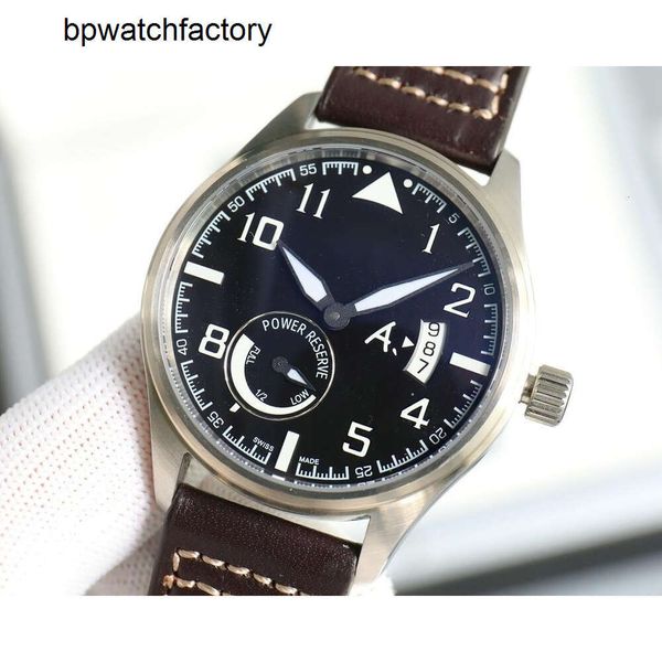 Iwcity menwatch watch mens coûteux mark dix-huit montres de haute qualité mécanique uhren super lumineuse datte gardien de gueule