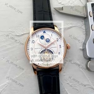 Iwcity watch aaa une montre de qualité MM Mens Mouvement mécanique automatique avec bande cadeau en cuir utomatique