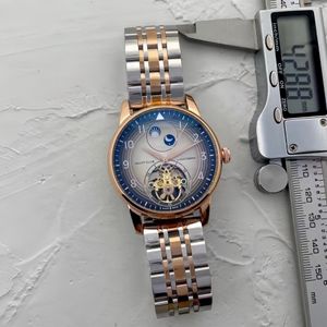 Bekijk Mens Luxury Watch Menwatch Pilot Horloges Hoogwaardige Auto Mechanische Uhren Super Luminous Date Watchmen Lederen Strap Montre Pilot Luxe