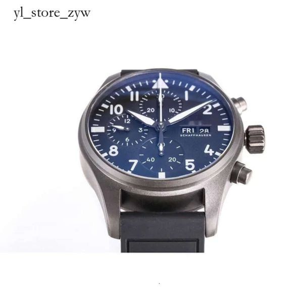 IWCITY Watch Menwatch IWC Watc Luxury Mens Big Pilot Watches High Quality Auto Mécanique Uhren Super Lumin Date Watchmen Leather Strap Montre Luxe CDP ES MEN 9619