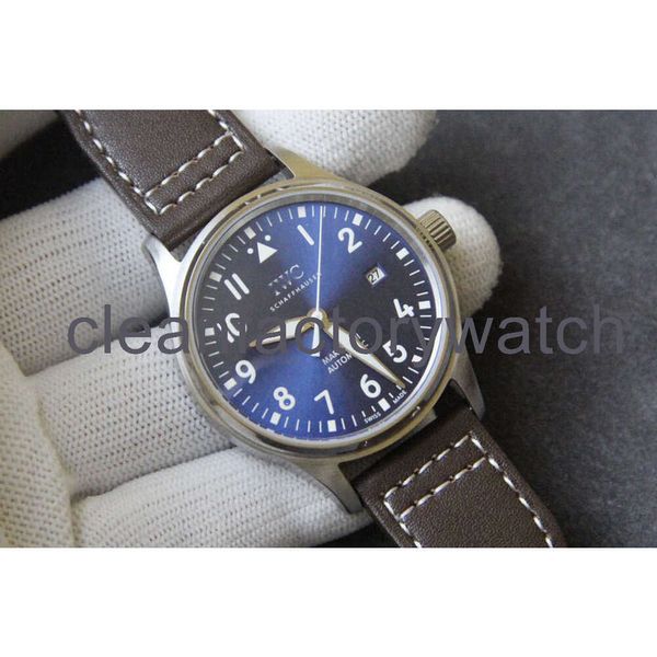 IWCityLuxury Pilot Watch de haute qualité BC2J mécanique mécanique Automatique Date de cadran noir