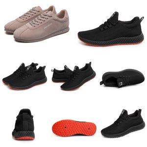 IY9W chaussures de course hommes Confortable décontracté respirant solide Noir gris foncé Beige femmes Accessoires bonne qualité Sport été Mode chaussure de marche 3