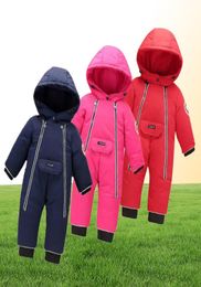 Iyeal Children Baby Clothes Hiver Snowsuit Down Ramper Outdoor Toddler Girls Saut trottoir pour garçons Kids Jumpsuit 14 ans 201023429745