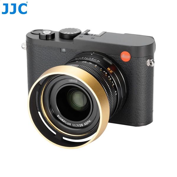 J Cagoule en métal avec capuchon pour Leica Q3 Q2 q Caméra numérique Black Gold remplace le couvercle rond 240327