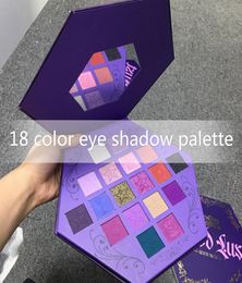 J Star Eye Makeup Eyeshadow Palet Blood Lust Eye Shadow 18 Colors Purple Artistry Artistry Eye Shadows Palette8539871