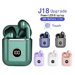 J18 Upgrade X1 TWS Bluetooth 5.1 Oortelefoon Oplaaddoos Draadloze Hoofdtelefoon Stereo Oordopjes Headset Met Microfoon Voor iOS/Android