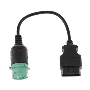 J1939 9 para adaptador de cable de 16 pines, camión de 9 pines a OBD2 macho