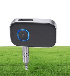 J22 ontvanger Aux Wireless Bluetooth 5.0 Auto -adapter Portable O Adapter 3,5 mm met microfoon8110226