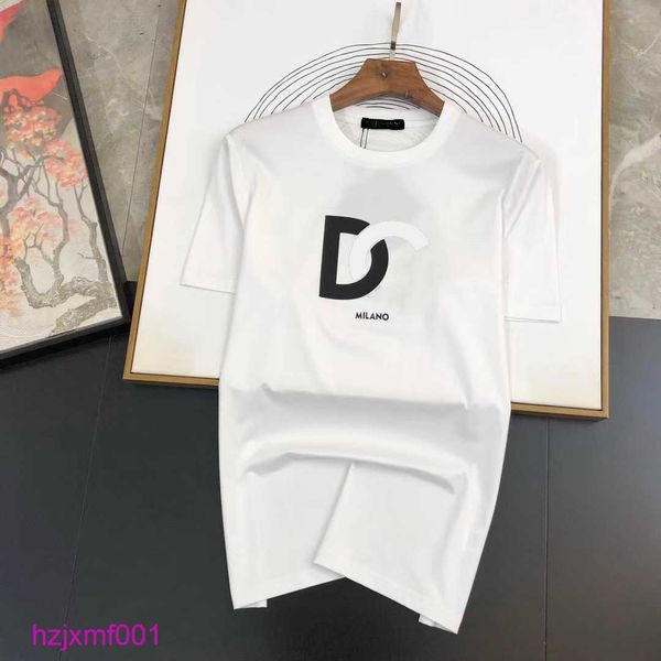 J2VC Hommes T-shirts Designer Tshirt Casual Femmes Lettres 3D Stéréoscopique Imprimé À Manches Courtes Best-seller De Luxe Hip Hop Vêtements Asiatique S