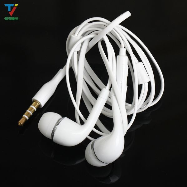 Auriculares J5 para Samsung Galaxy S4 S5 Auriculares de fideos planos de 3,5 mm Auriculares de color Auriculares con micrófono Control remoto para NOTA 3 4