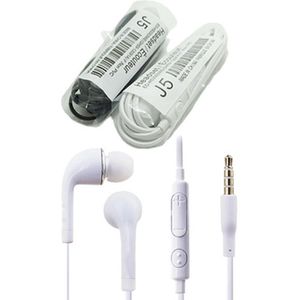 J5 écouteurs intra-auriculaires stéréo avec micro et casque à distance pour Samsung Galaxy S7 S6 S5 S4 100 pièces/up