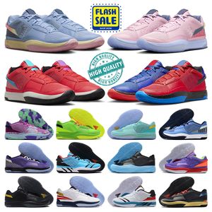 Ja 1 Zapato de baloncesto Morant Cobalt Bliss Soft Pink Light Smoke Grey Water Battle Bright Mandarin Day One EYBL Fuel Hunger Midnight Scratch Christmas Zapatillas de deporte para hombre