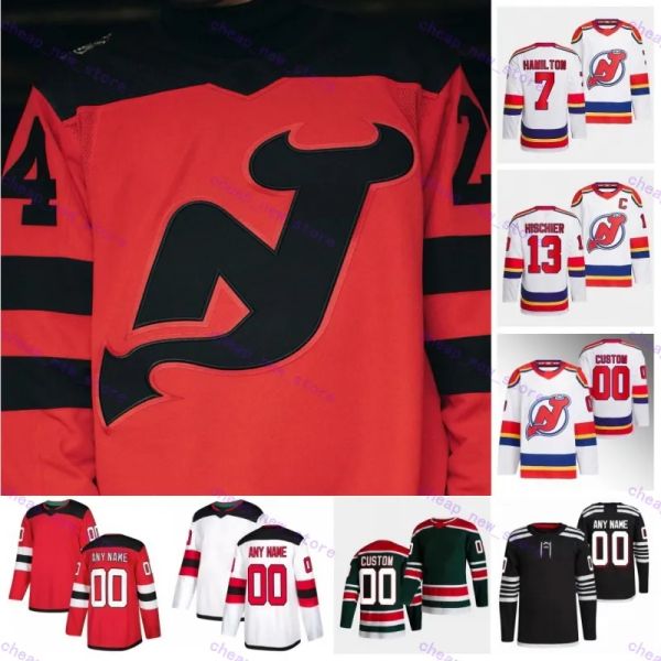 Jack Hughes Custom Men Women Young New Jersey''Devils''hockey Jersey Nico Hischier Dougie Hamilton Luke Hughes Dawson Mercer Ondrej Palat Jesper Bratt Luke Hughes