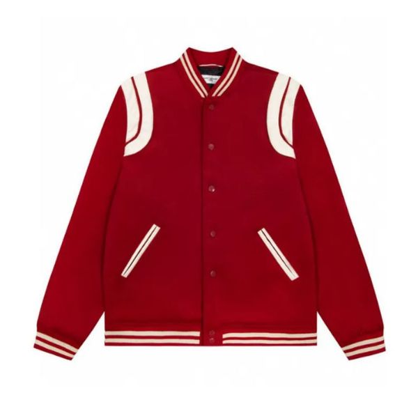 Veste designer Vestes pour hommes Marque de mode Vestes pour hommes et femmes L rétro lâche baseball à manches longues hommes hip-hop équipe de sport d'automne décontracté vêtements de pilote chauds