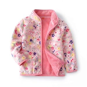 Jas voor meisjes herfst kinderen baby jongens jas casual print winter bovenkleding kinderkleding 211011
