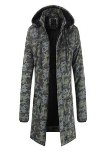 Jas voor heren winter zip warme pluche jas tracksuit casual camouflage lange mouwen uit het kader van de rede mannelijk merk kleding5398020