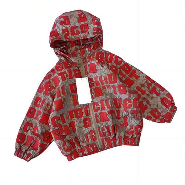 vêtements pour enfants manteau veste à capuche garçons et filles Designer luxe fermeture éclair style mince à capuche bébé enfant en bas âge printemps et automne veste bébé vêtements 100cm-1 r1z7 #