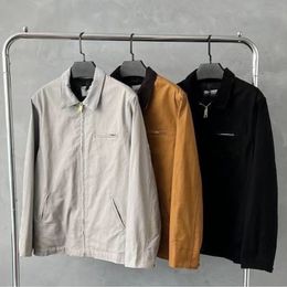 veste hommes vestes veste de créateur veste hommes veste forestière vintage décontracté mince veste zippée printemps et automne épaisseur prix de gros version supérieure