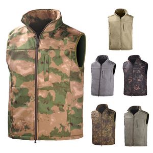 Veste softshell gilet extérieur chasse au tir tactique coat de combat vêtements camouflage camouflage briseur softshell no05-242
