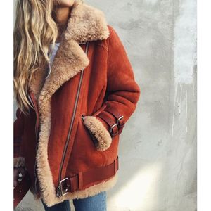 Veste Femmes Manteau Hiver 2018 Chaud Coton Laine D'agneau Survêtement De Mode Plus La Taille Pardessus Pour Femme Épais Femmes Automne Veste S18101204