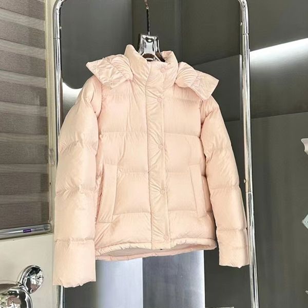 Veste femme Puffa manteaux femme parkas mode avec lettre classique à capuche grandes poches vestes hiver chaud court coton manteau couette manteaux vêtements de rue