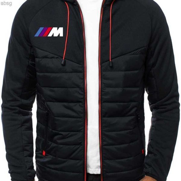 Jacket2022 Sweat à capuche pour homme pour Bmw Power M1 imprimé voiture mode à manches longues sweats à capuche veste pour homme fermeture éclair homme vêtements à capuche