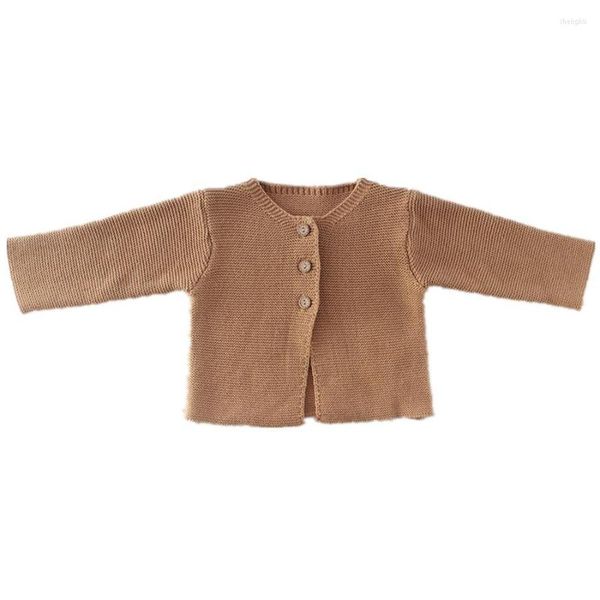 Jackets 2022 Autumn Infant Cotton Baby Boy Chaqueta Cardigan Chica 3 6 9 12 18 24 Mes ropa de niños pequeños OBS204040