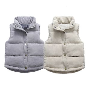 Vestes 2023 Enfants Chaud Épaissir Gilet Bébé Coton Gilet Enfants Survêtement Manteau Vêtements Garçons Filles Marque 230807