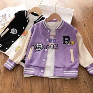 Jackets 2023 Girls Baseball Jackets For 514 Years Old Teens Clothes For Teenage Girls Sports Outerwear Coat Spring Fashion Jacket J0728