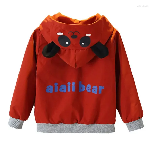 Jackets 2024 Boys Autumn Spring Kids Outerwear Chaqueta Baby Windbreaker Fashion Chlidren Cabina de dibujos animados