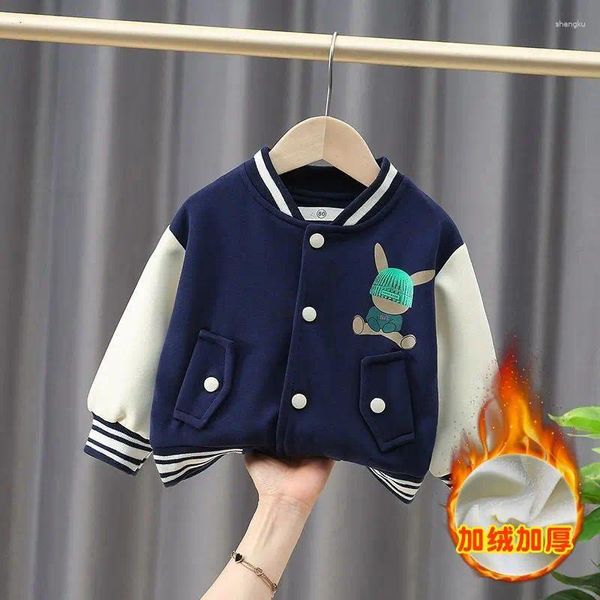 Jackets 2024 Spring Baby Boy's Coats Coats Chaqueta de algodón Capianas para niñas Stemental Autumn Kids Breakbreaker