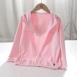 Vestes de printemps et d'été pour enfants de 3 à 18 ans, manteaux fins, filles et garçons, bleu rose, UPF50, RashGuard, vêtements de Protection solaire