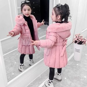 Jackets 30 Russische mode winterjas voor meisje kap jas kinderen